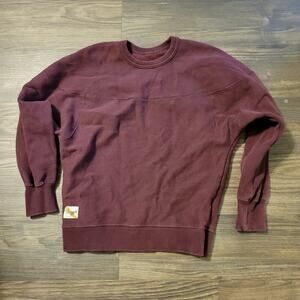 Tracksmith Burgundy Crew Neck Sweater